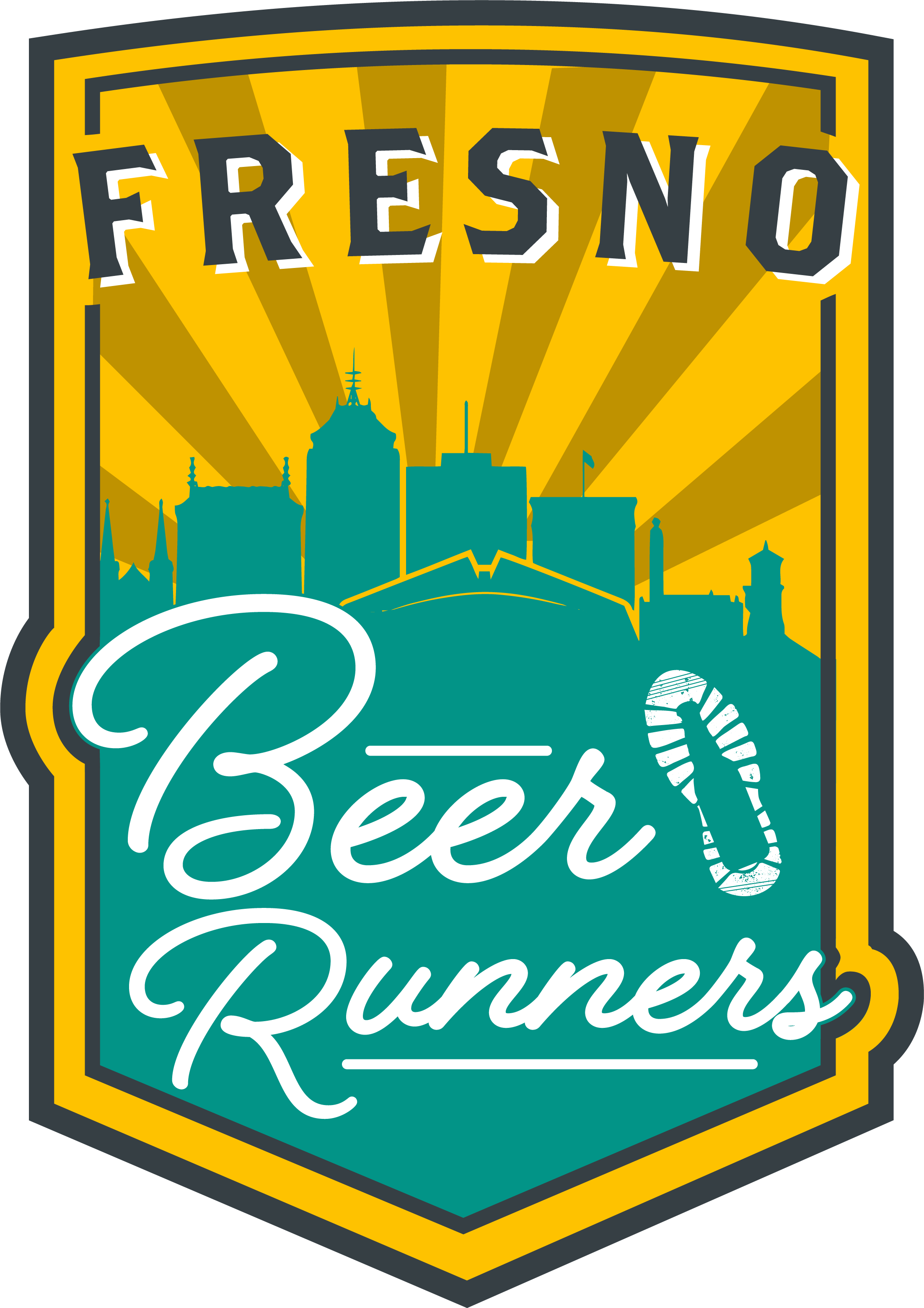 Fresno Beer Runners badge logo
