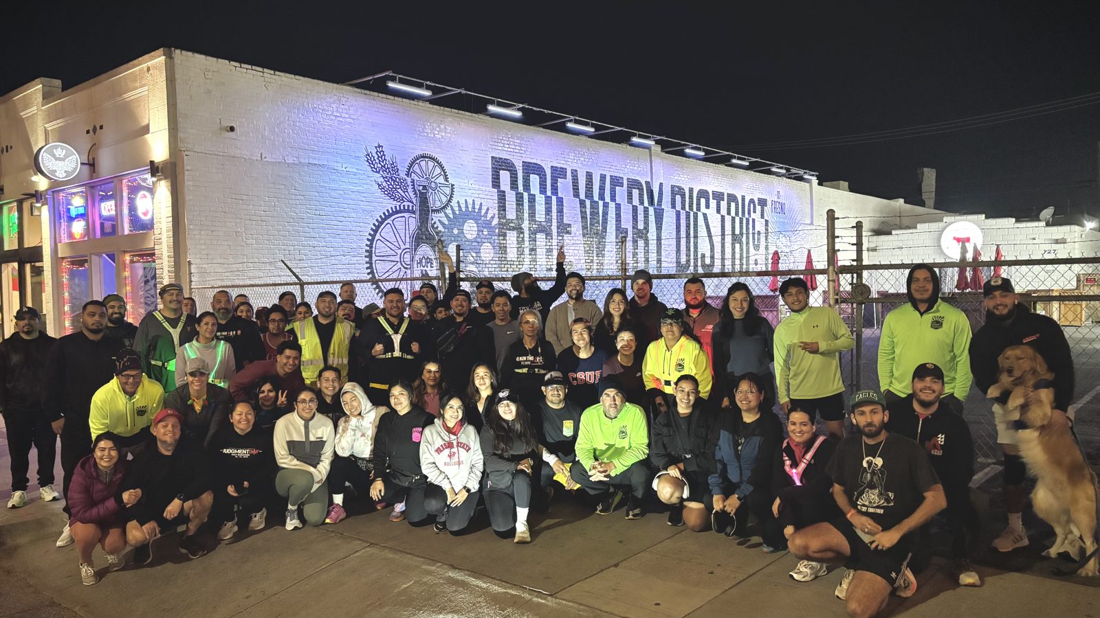 Fresno Beer Runners at a local brewery